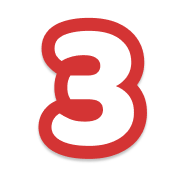 number 3 icon